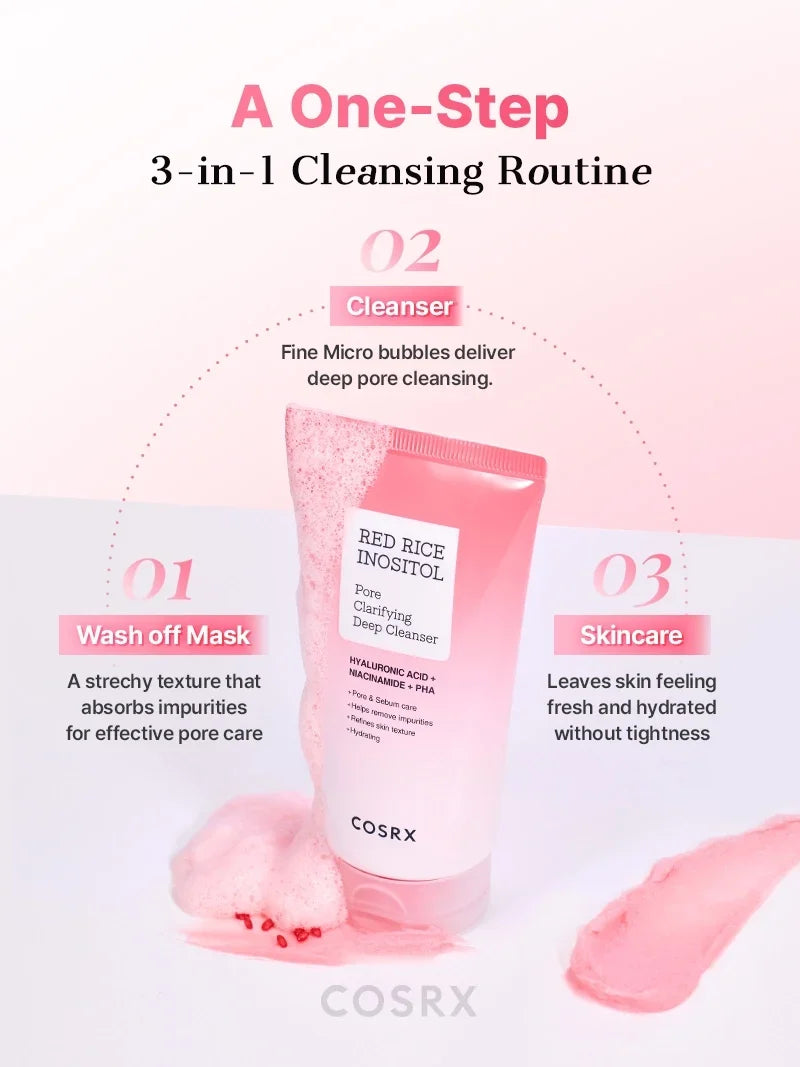 COSRX RED RICE INOSITOL Deep Cleanser